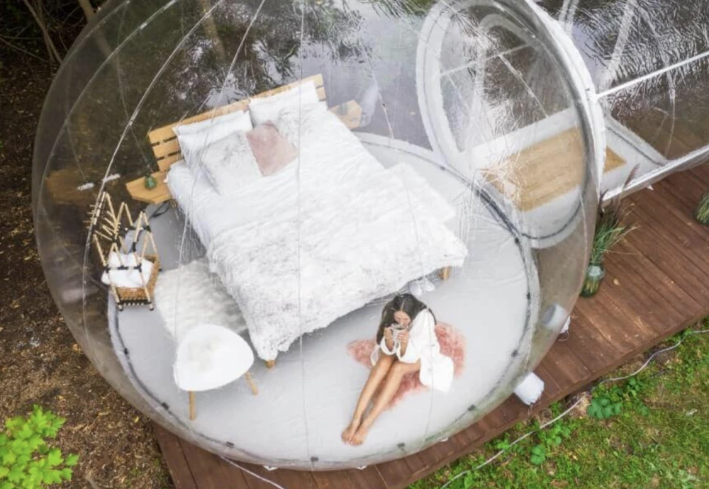 glamping bubble tent near me