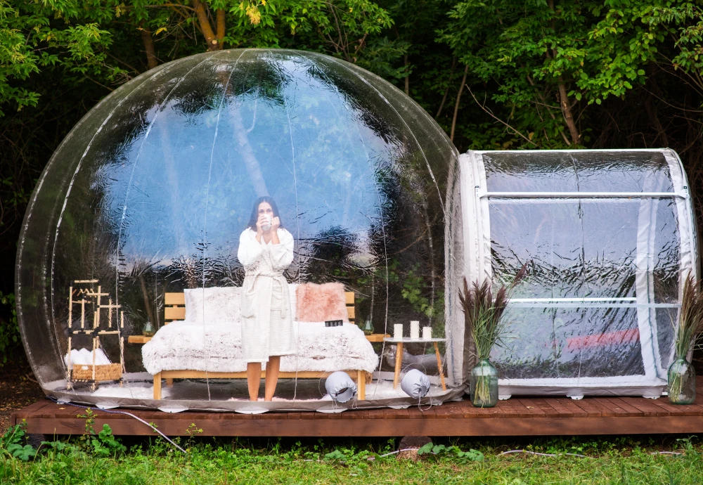 double bubble tent